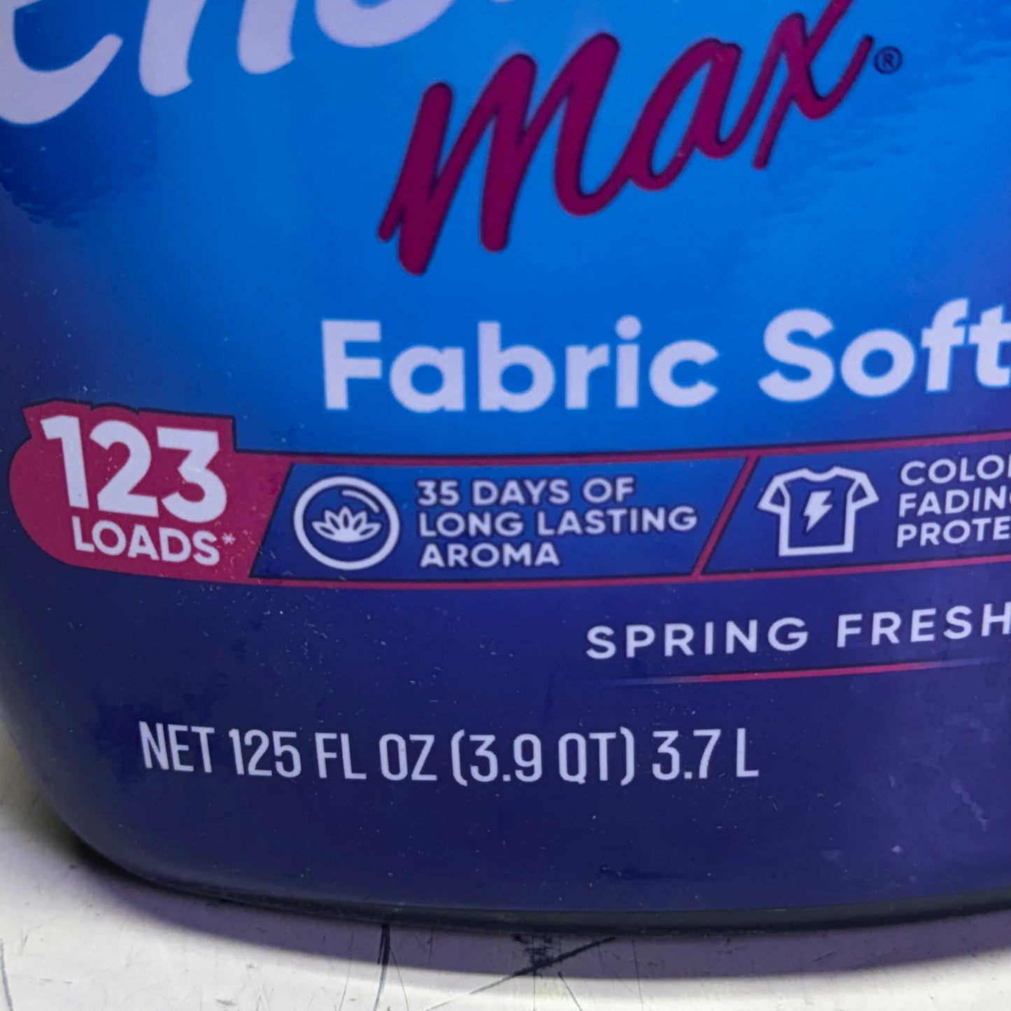 ENSUEÑO MAX (2 PACK Of 123 Loads) Fabric Softener - Spring Fresh Scent 125 fl oz/ 3.7 L Blue