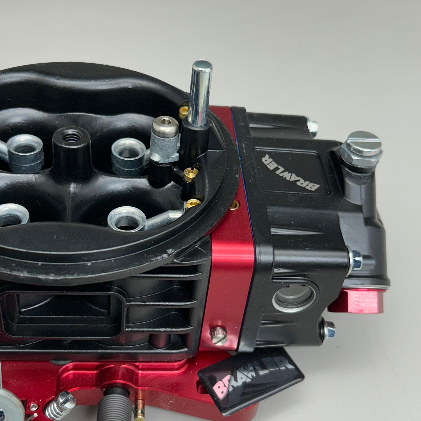 BRAWLER Race Carburetor Mechanical Secondary Red/Black BR67331-1