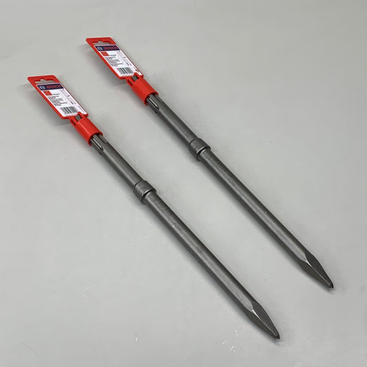 BOSCH (2 PACK) R-Tec SDS-Max Chisel Bit Alloy Steel 16" Overall Length HS1904