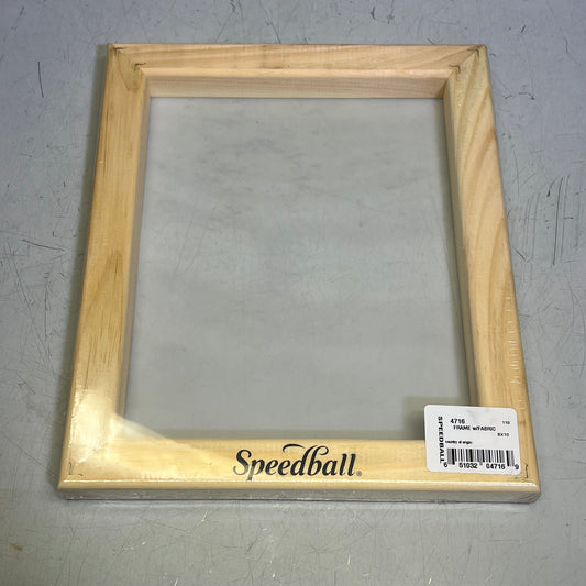 SPEEDBALL Screen Printing Hardwood Frame Cord Locked In Grooves 10"x14" Tan 4716