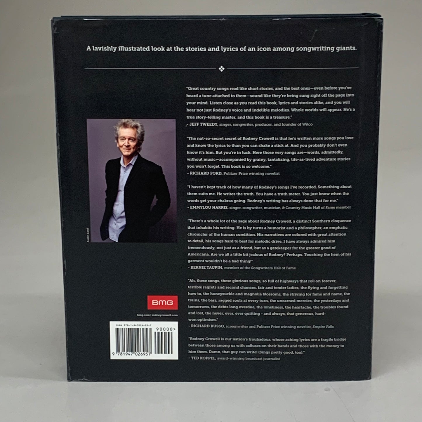 BMG Rodney Crowell Word For Word (Used Good-See Images) 248 Pages