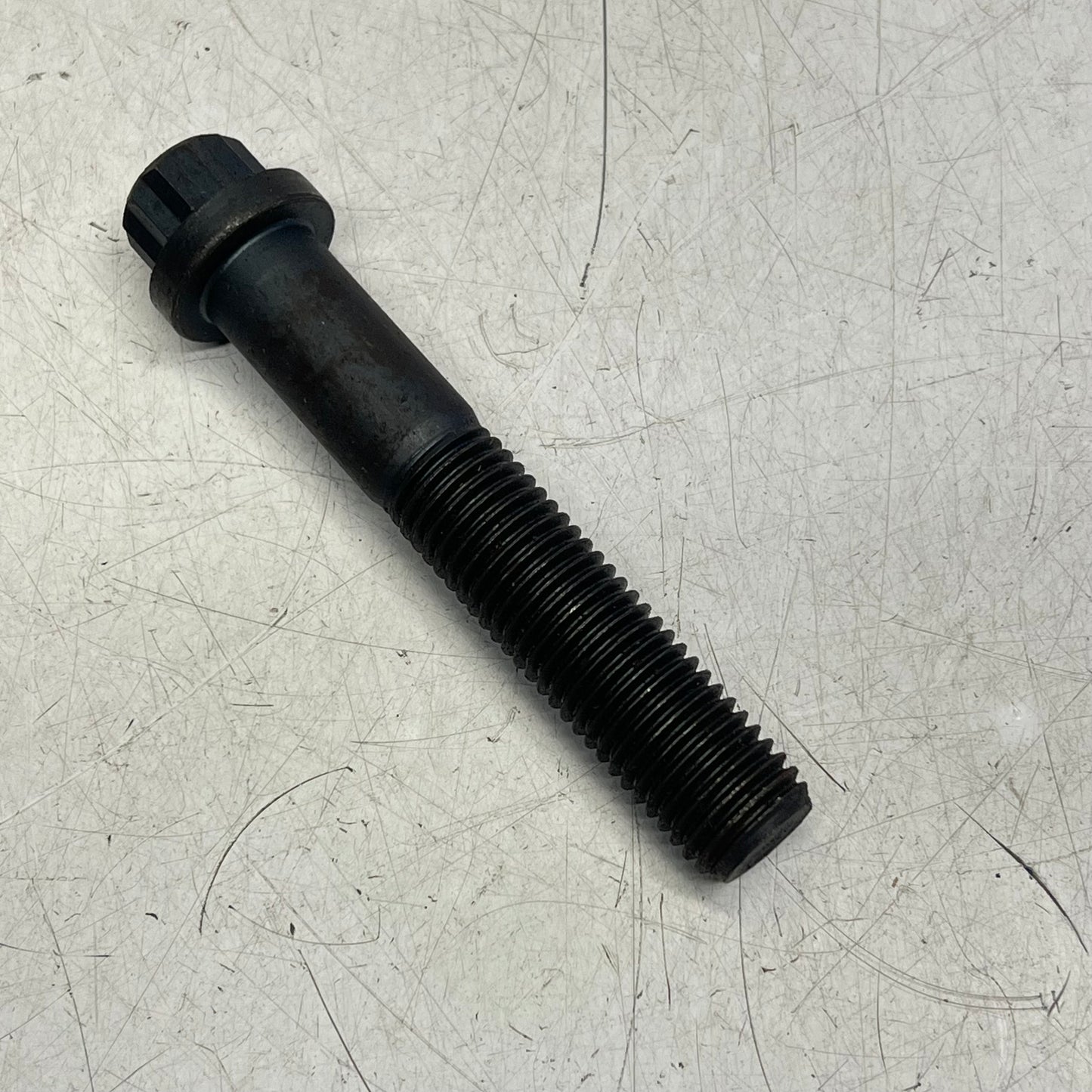 (12 PACK) Cv Bolt 12 Point High Strength  7/8"x24 Thread X 5" Black