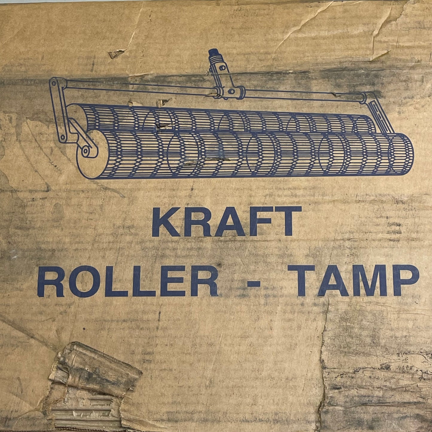 Z@ KRAFT TOOL CO. Double Concrete Roller Tamp 36" x 5" Rollers Steel CC952B