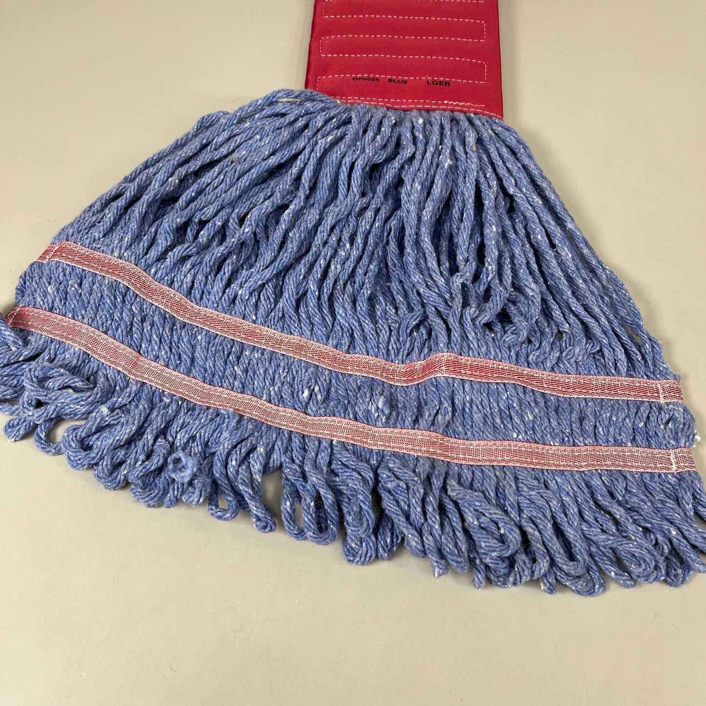 BOARDWALK (12 PACK) Spr Loop Wet Mop Head Cotton/Synthetic Large Blue