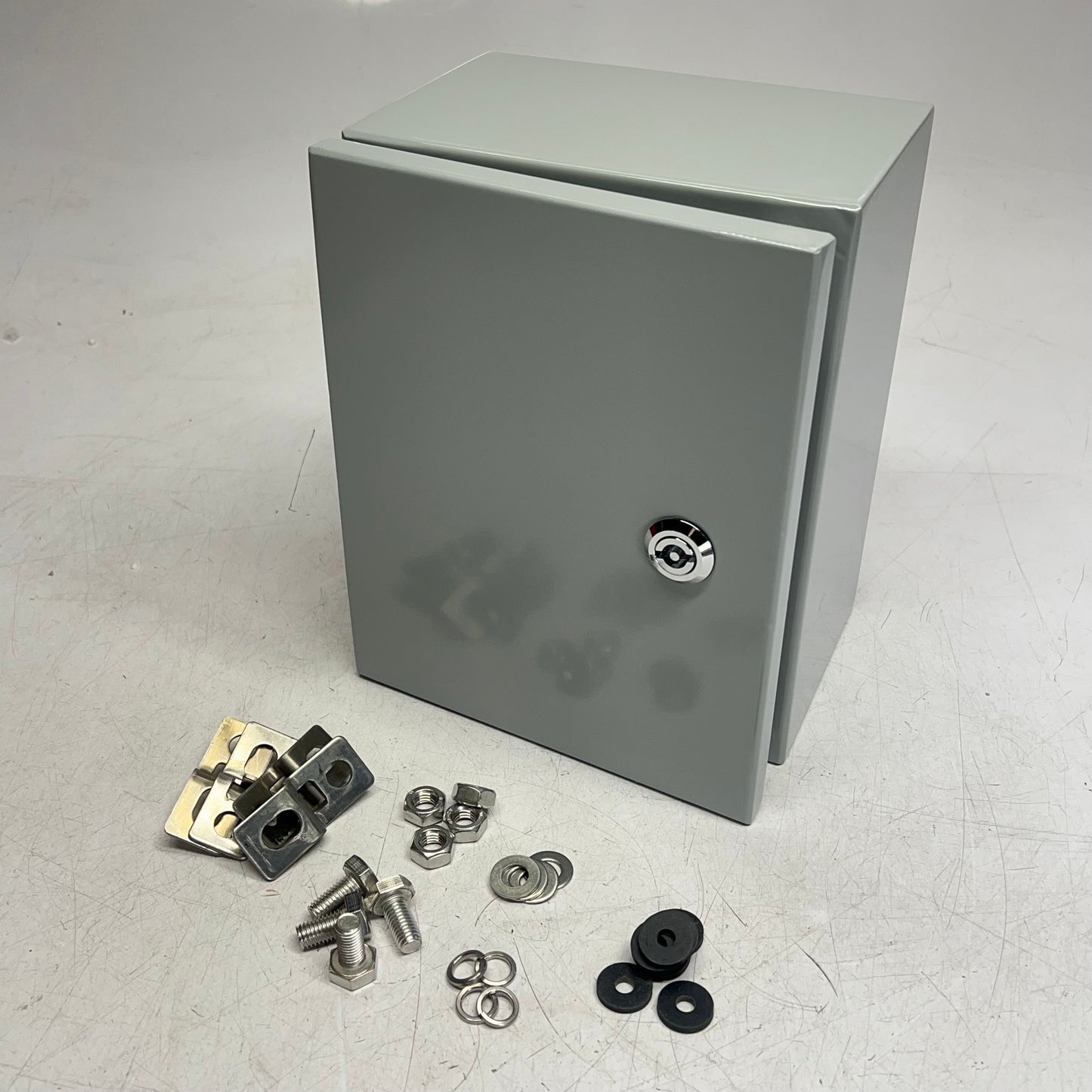 BUD INDUSTRIES  Wall Mount Panel Enclosures Electronics Enclosure Grey SNB-3730