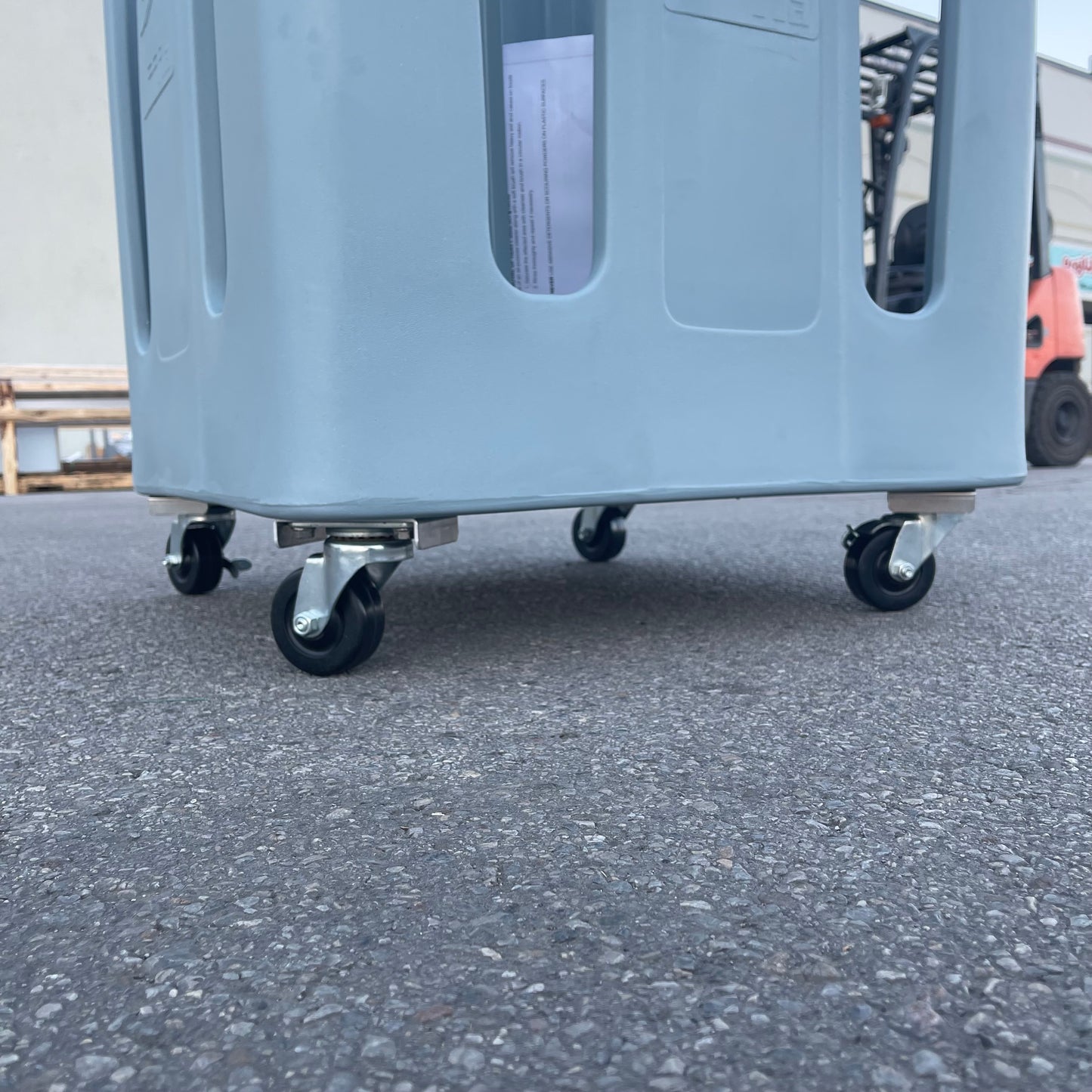 METRO Poker Chip Dish Dolly 30”x26”x26”, 240 Dish Capacity  Slate PCD11A