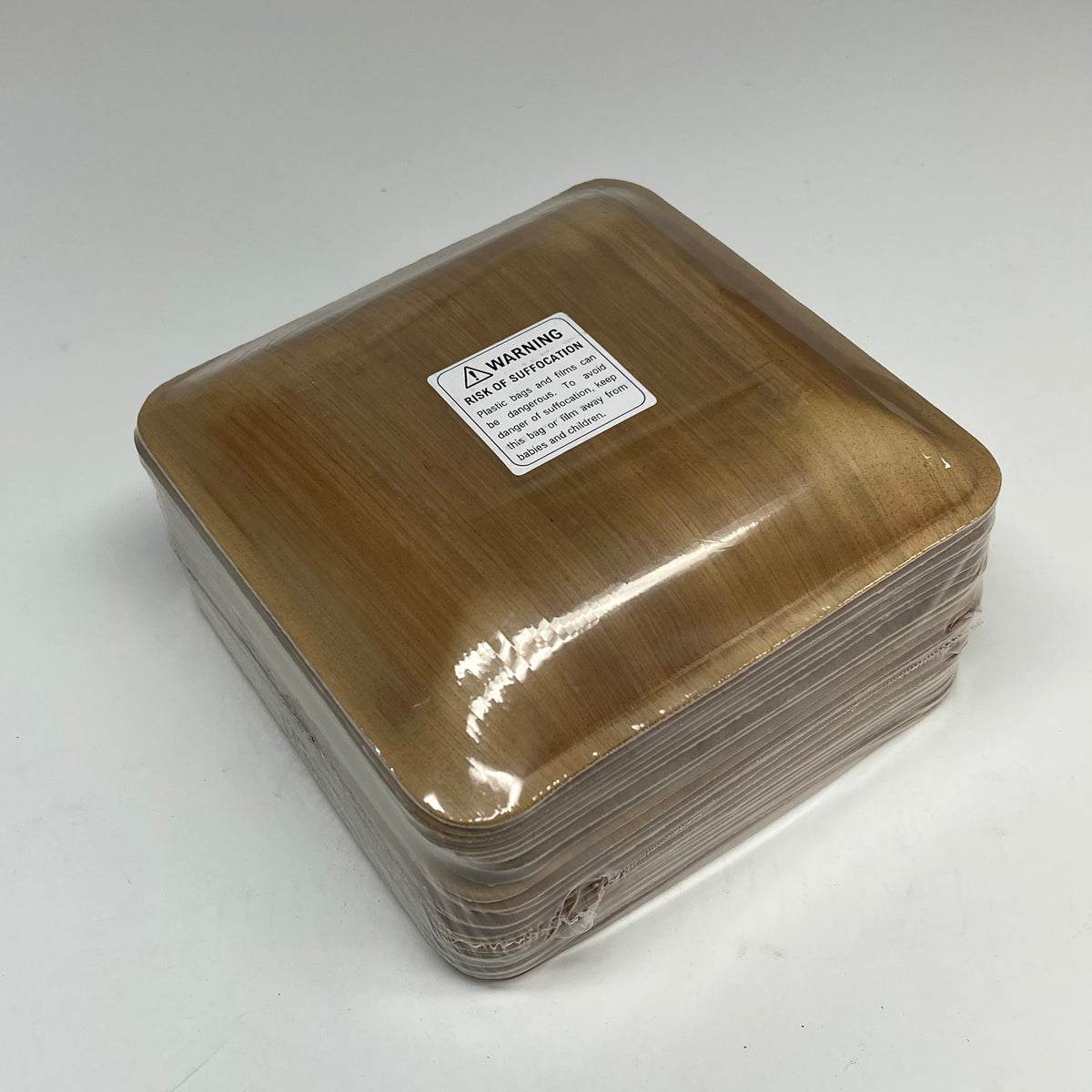 CHEFS WAREHOUSE (100 PACK) All Natural Palm Plate Highly Durable 8" RWB0323N
