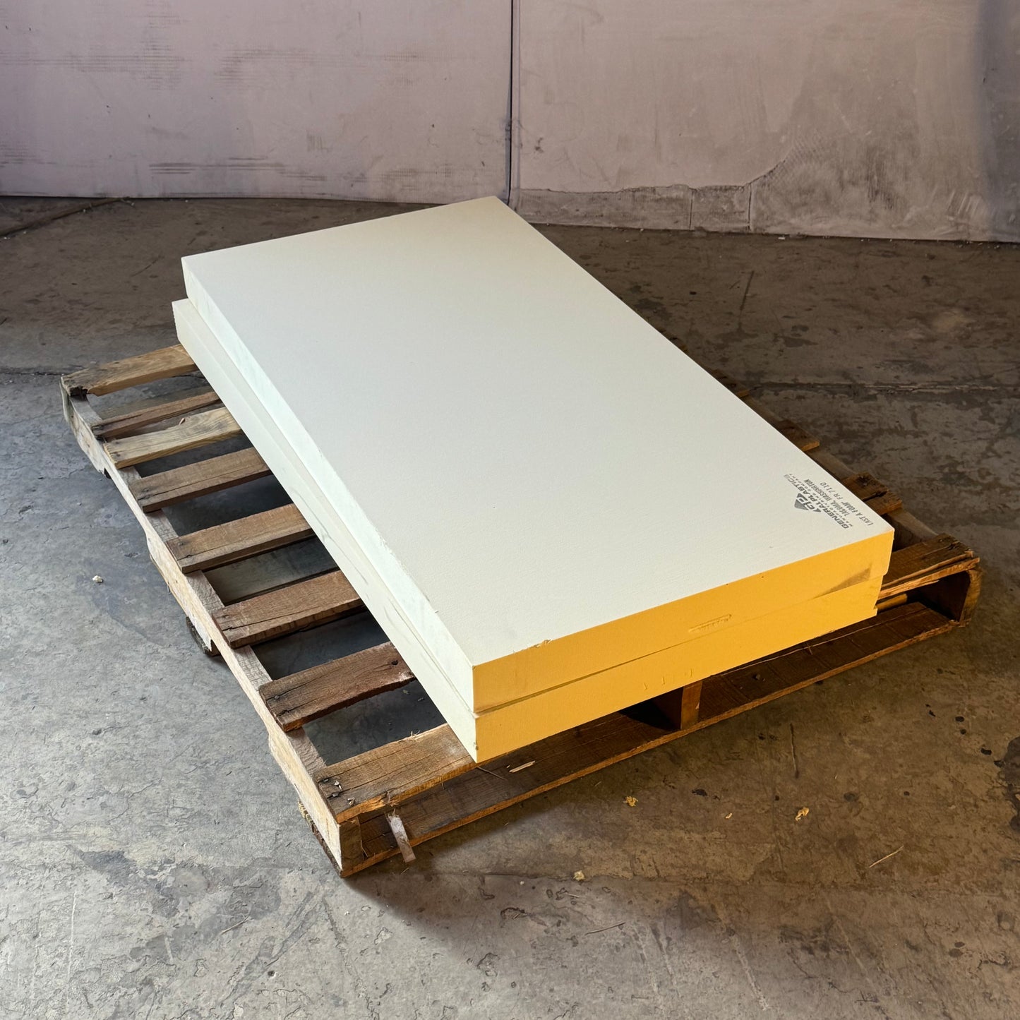 ZA@ Pallet of GENERAL PLASTICS (2 Pcs) High Density Rigid Polyurethane Foam Block
