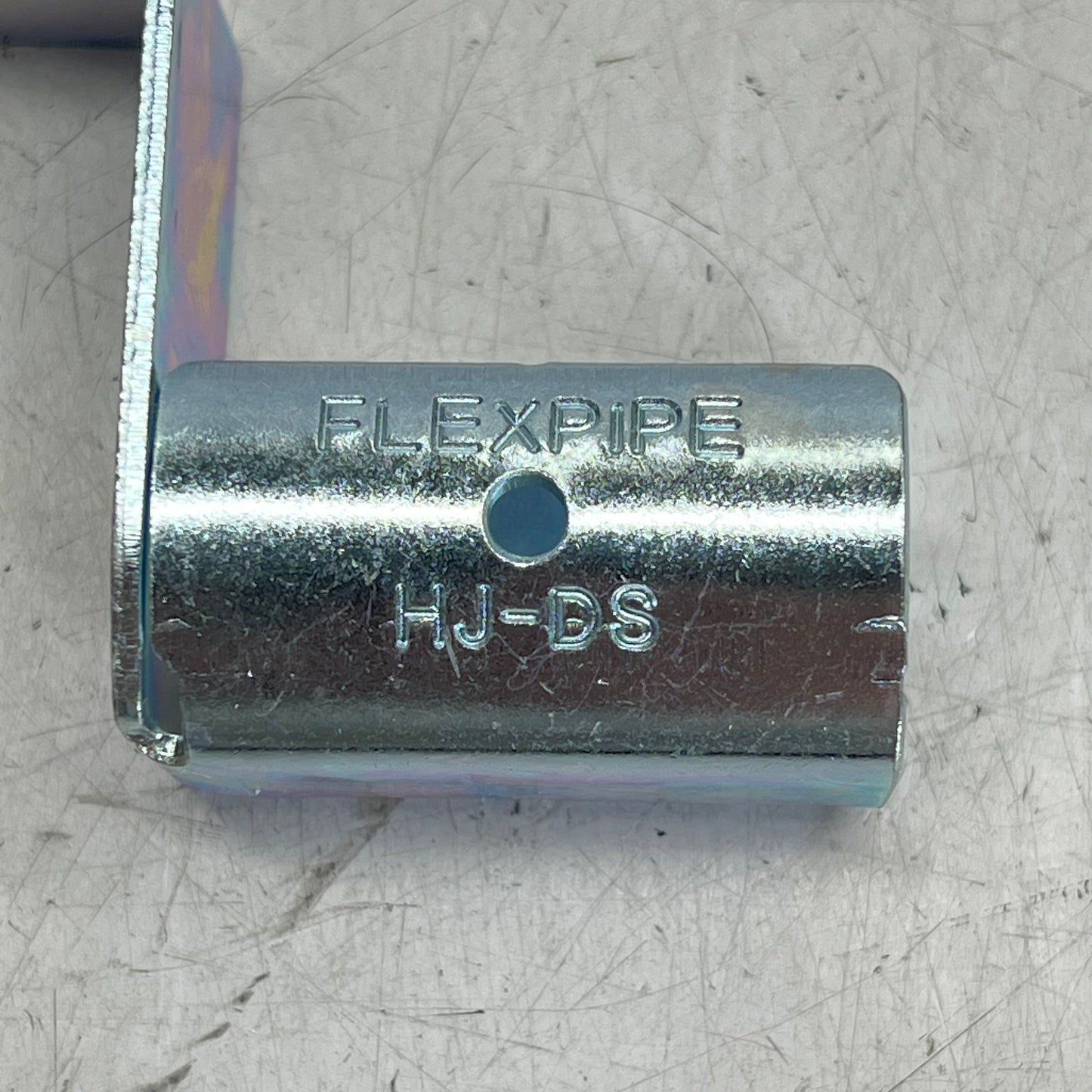 FLEXPIPE (60 PACK) Pipe Mount Drop Stop Zinc Nuts & Bolt Silver HJ-MS