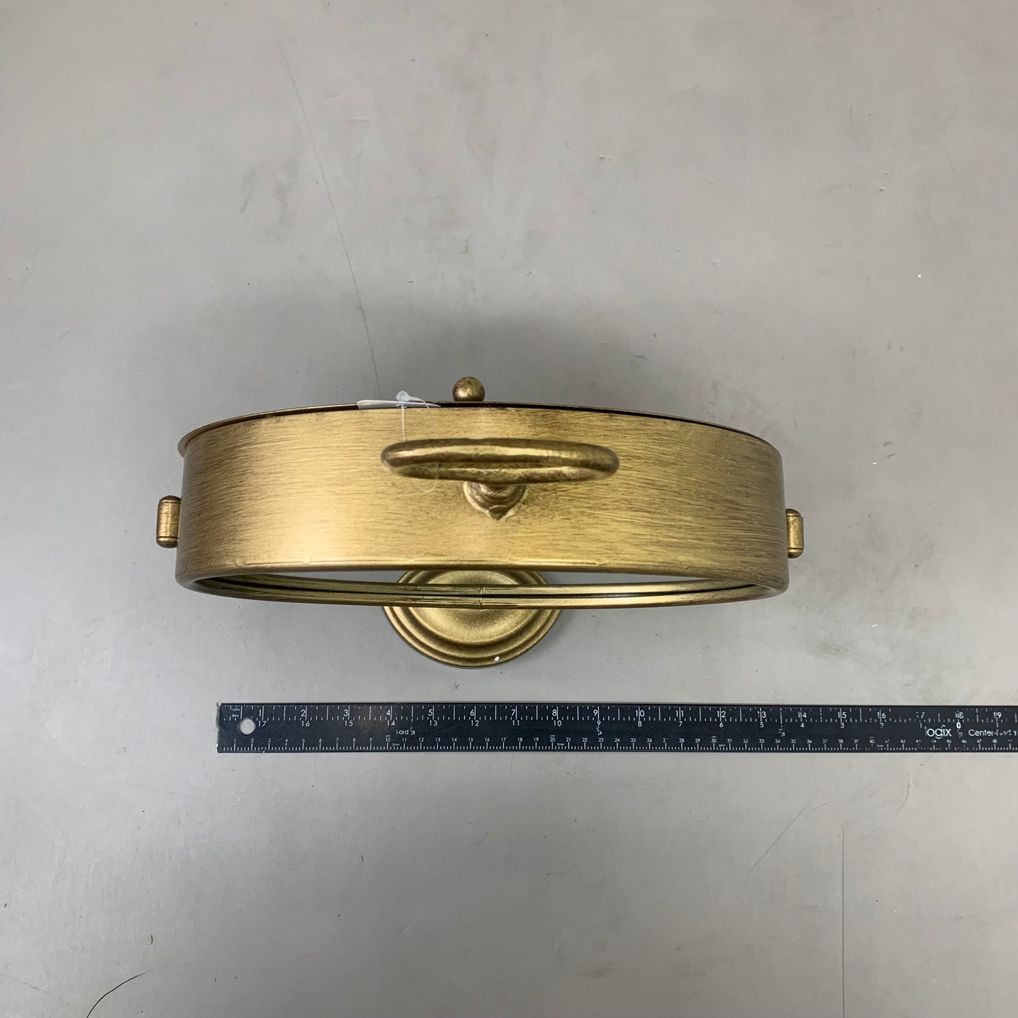 RAZ IMPORTS Antique Farmhouse Clock 14.25" Gold 4527980