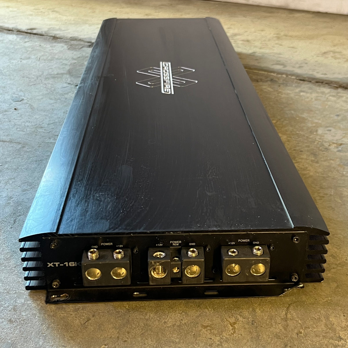 CROSSFIRE 16V Car Audio Amplifier 16000W Black XT-16K (New Other, Bent Corners)