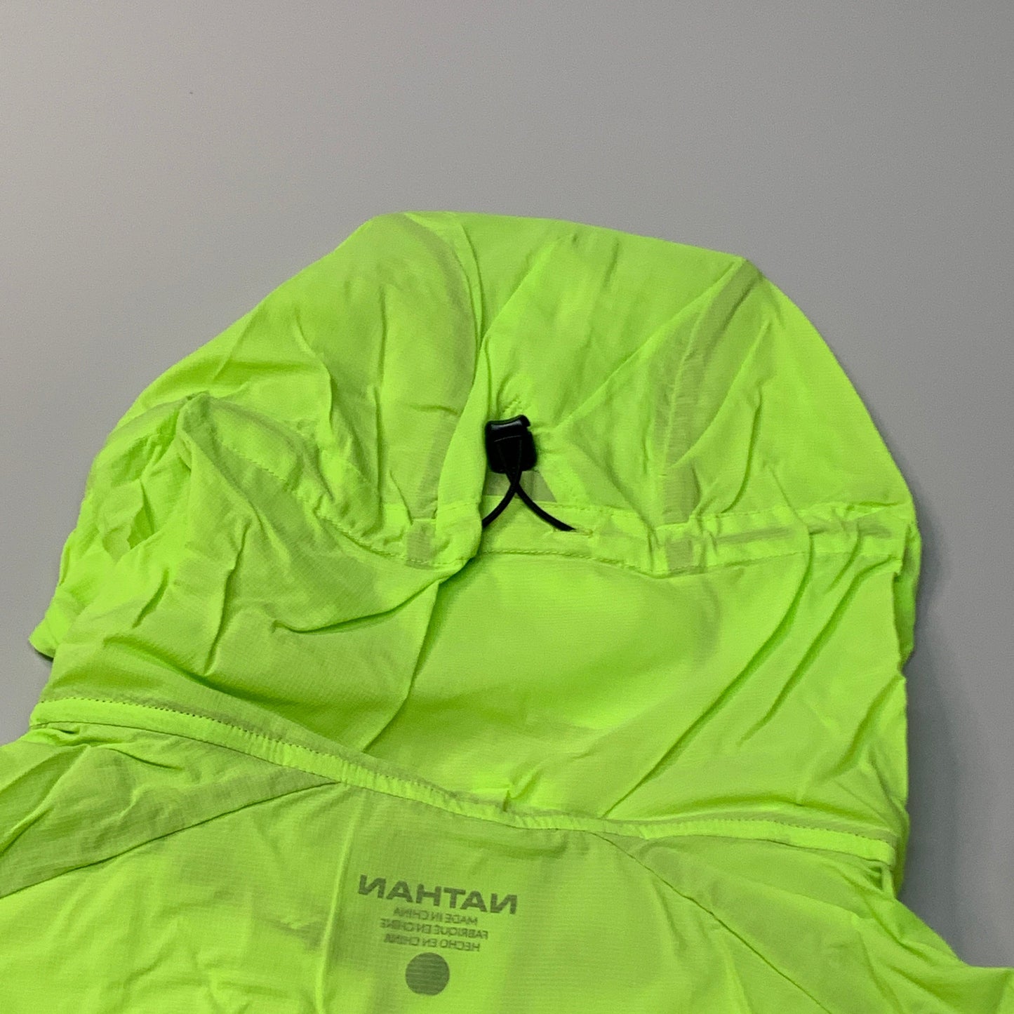 NATHAN Stealth Jacket W/ Hood Women's Acid Lime Size Large NS90060-50061-L