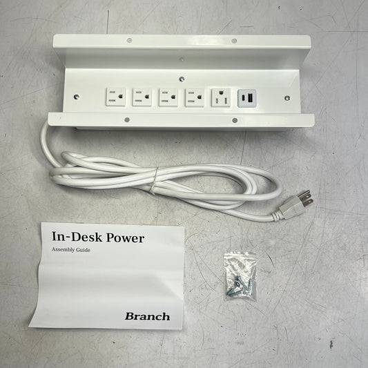 BRANCH In-Desk Power Outlets & Usb Powder Coated Steel  120V  13-11-00-00