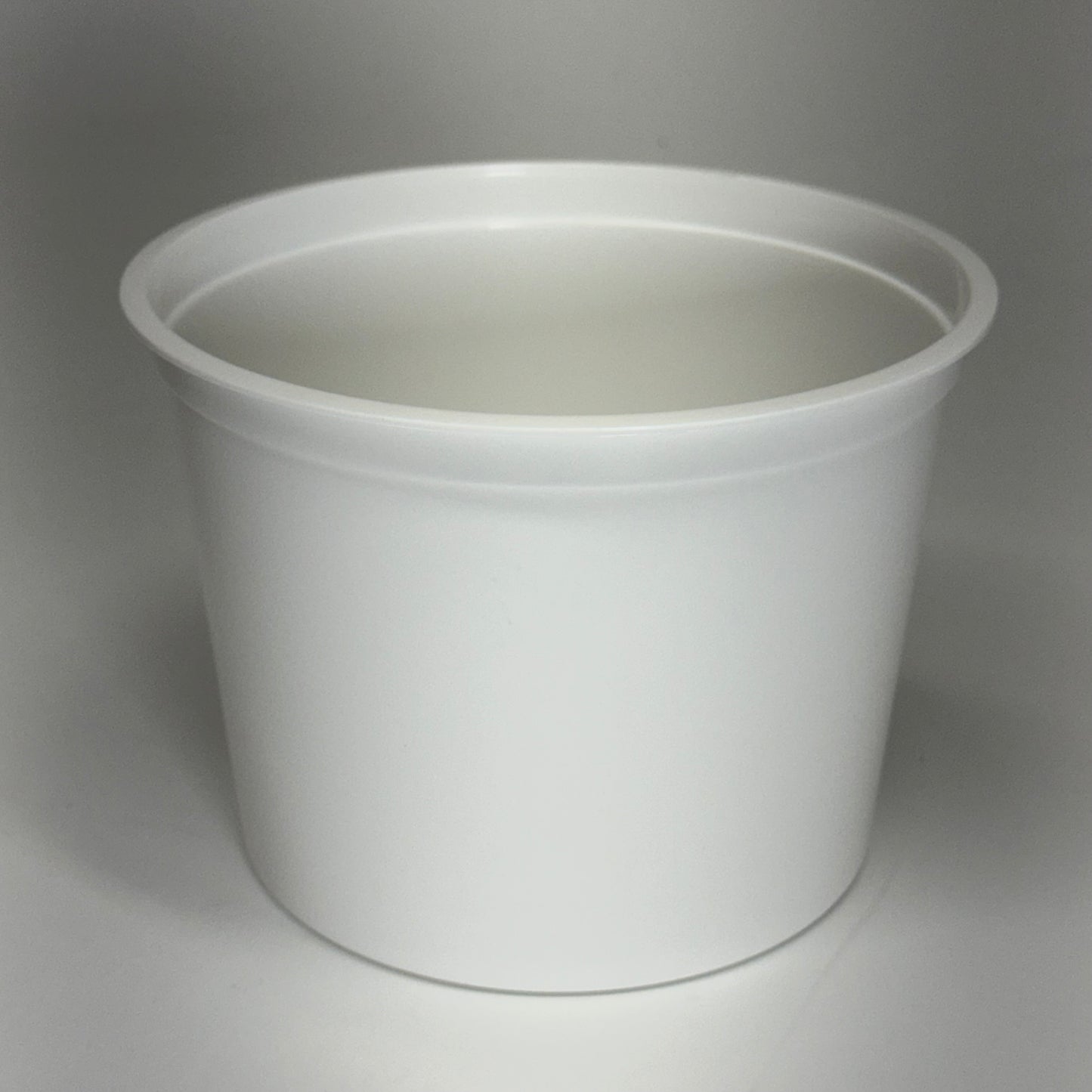 ANDMORE (240 PACK) 64 oz Round Ice Bucket - White BKT-RND-WHT