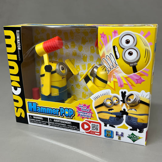 EPOCH Minions Hammer POP Tabletop Action Game 2 Player Ages 4+ Fast-Paced Game