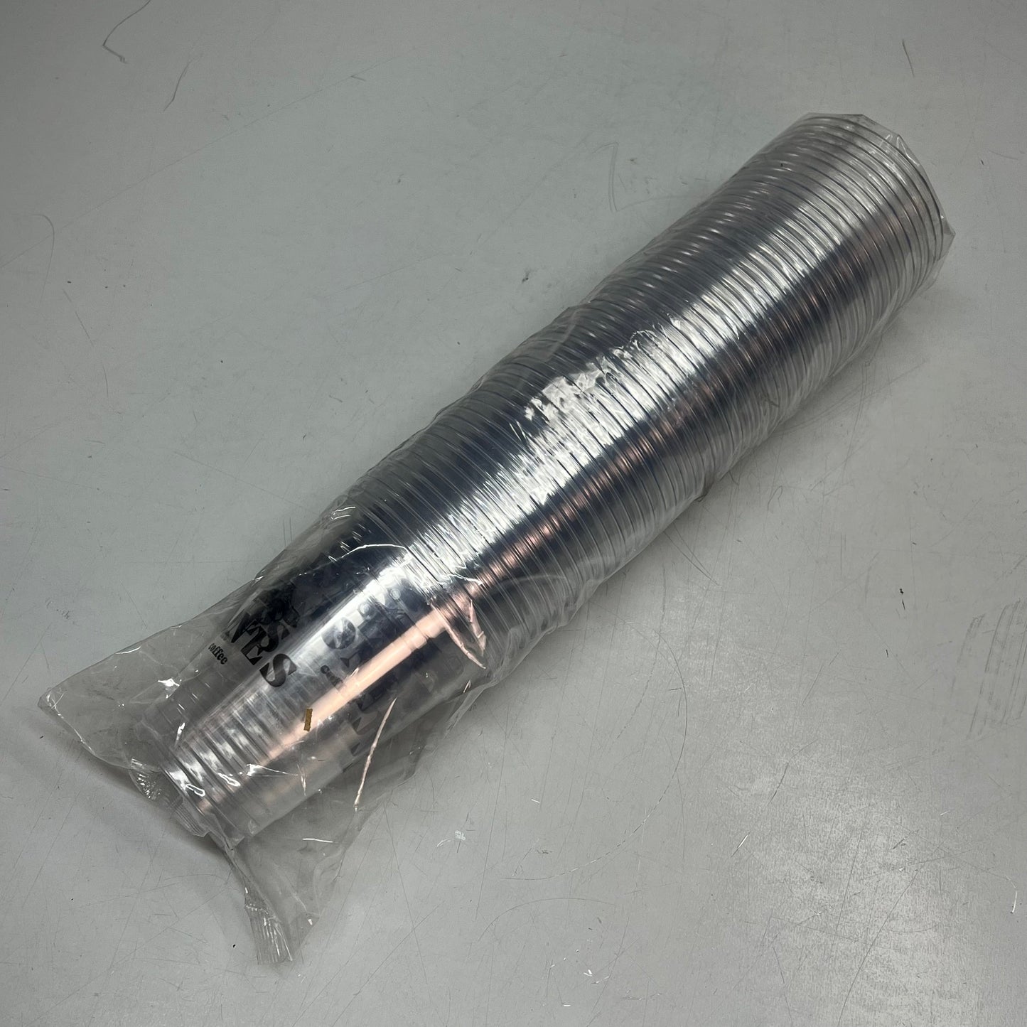 ZA@ KARAT (50 PACK) Jones Coffee Plastic Cups For Cold Beverages 16oz Clear A