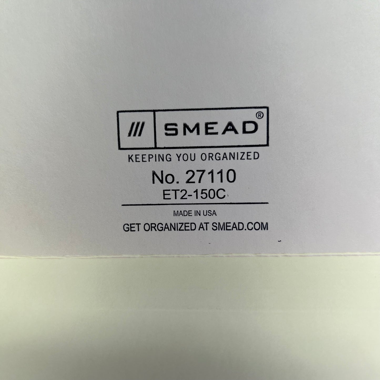 SMEAD (100 PACK) Shelf-Master End Tab File Folder Legal Sz Manila 27110
