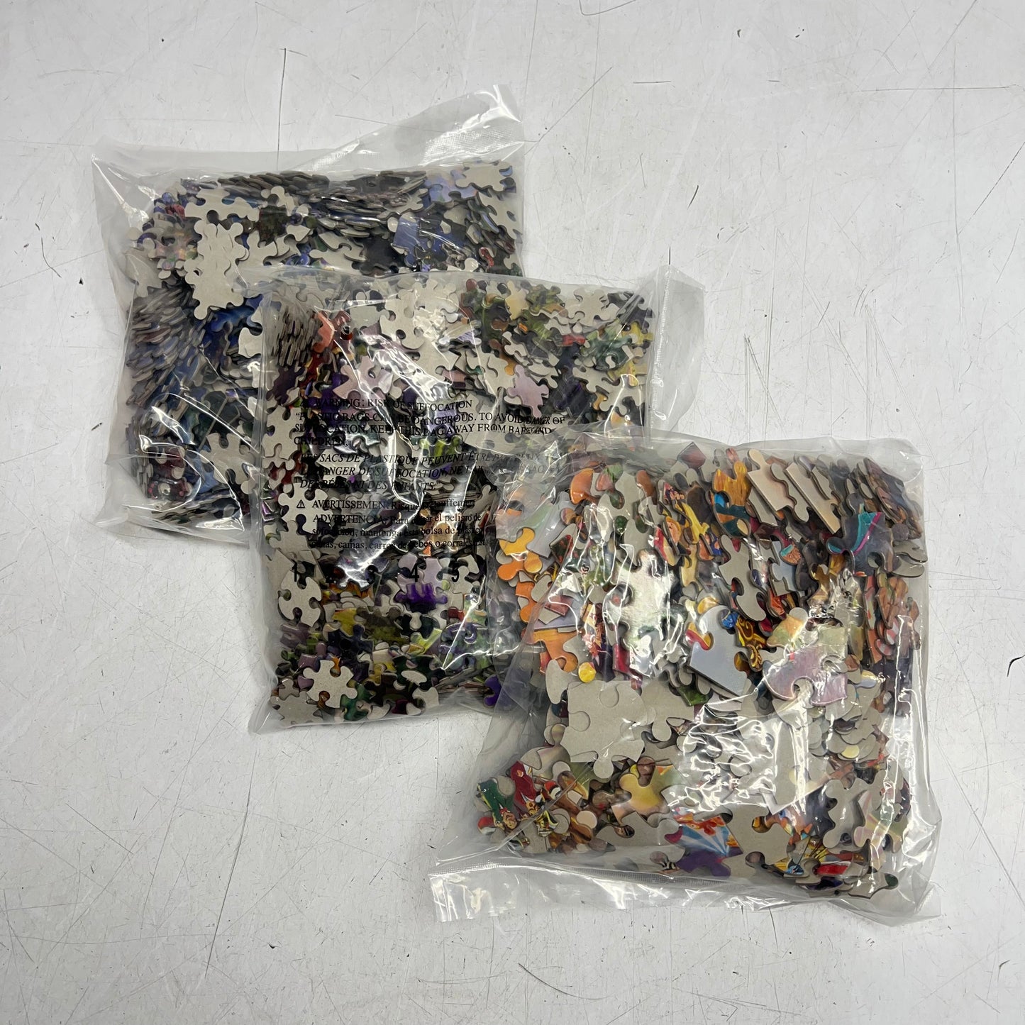 DISNEY Multiple Panoramic Jigsaw Puzzle Of Disney Scenes 300, 500 & 700 Piece 1124-3