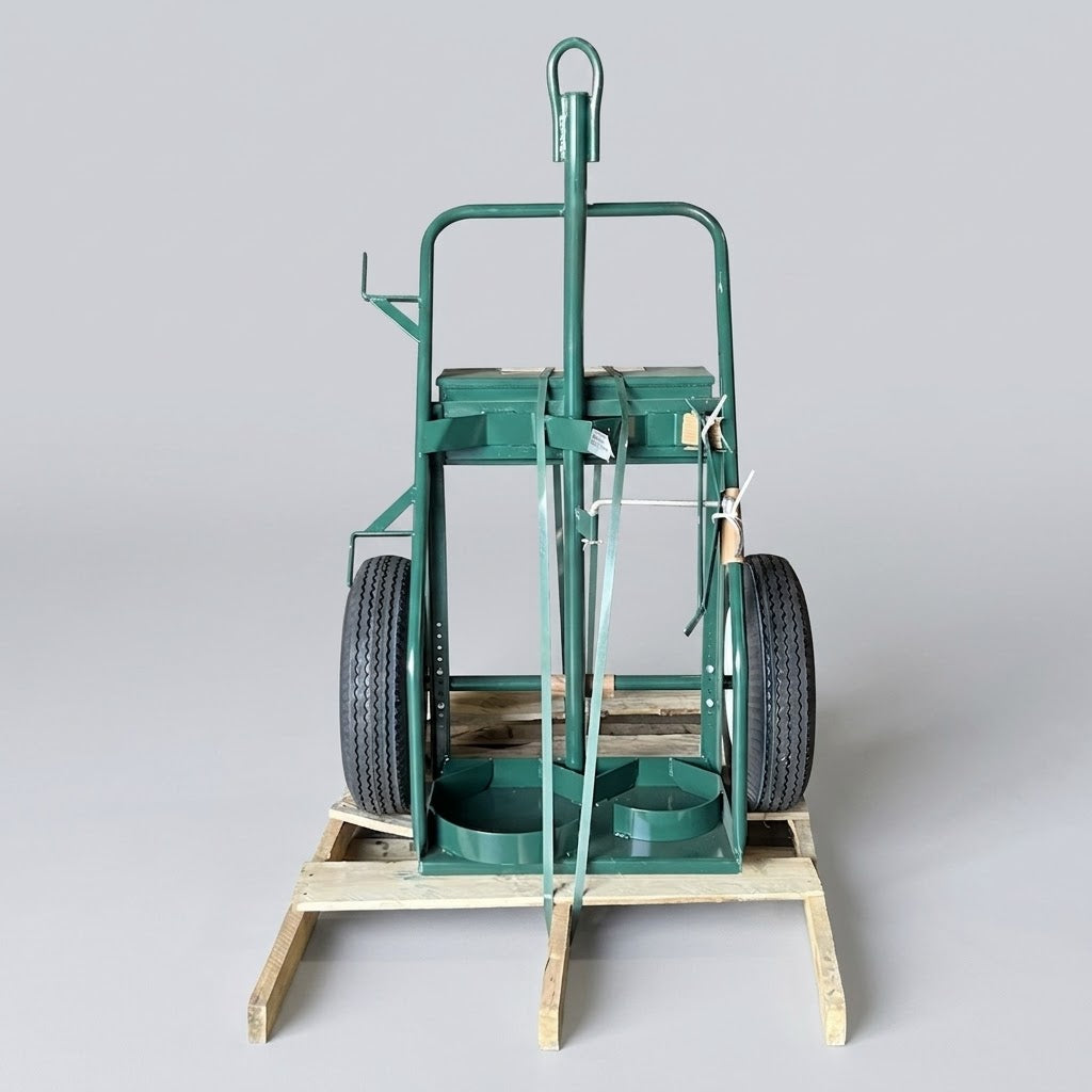 HARPER Industrial 2-Cylinder Welding Cart for Oxygen & Acetylene Tanks with Tool Box 950-34