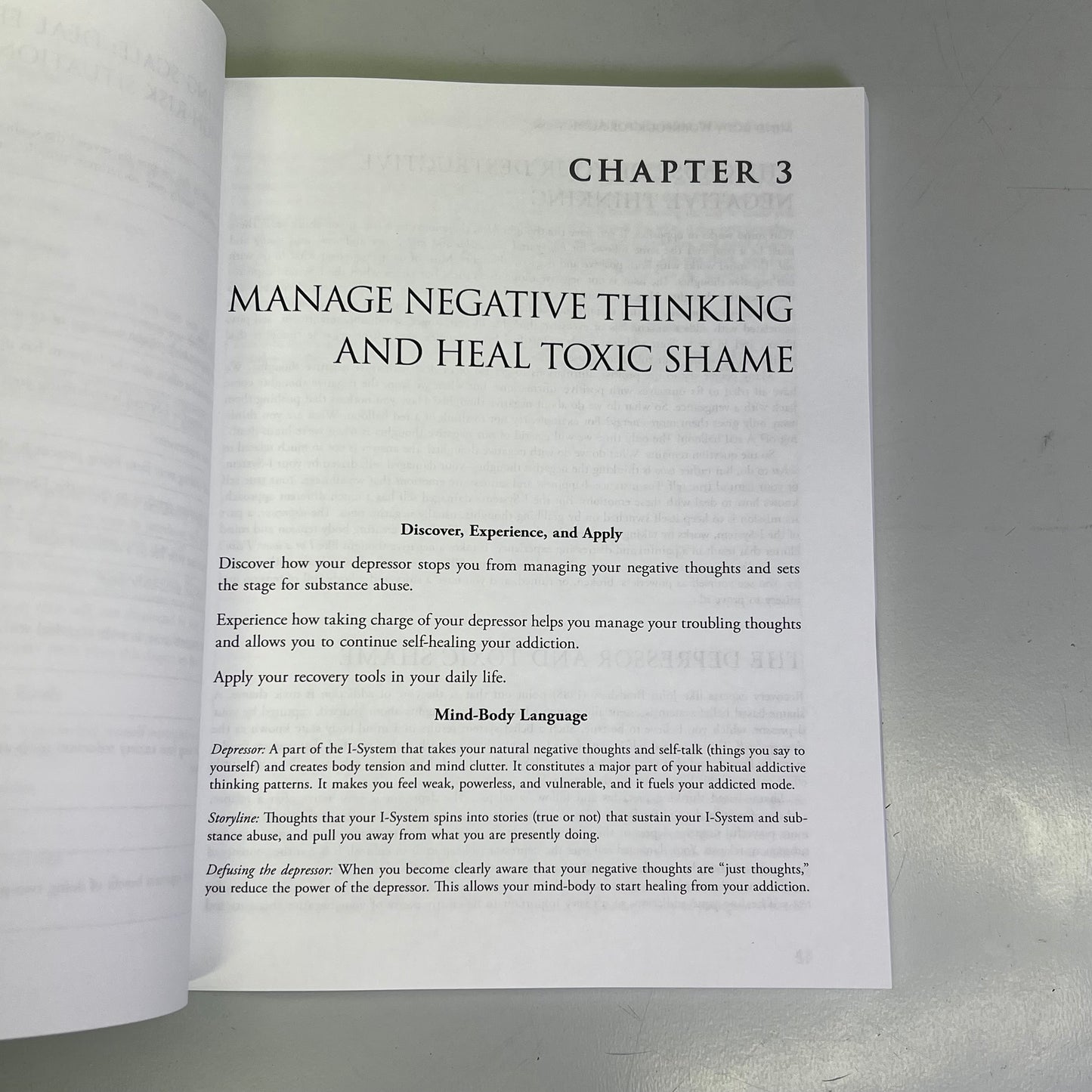 MIND-BODY WORKBOOK FOR ADDICTION Effective Tools Substance Abuse Recovery Book