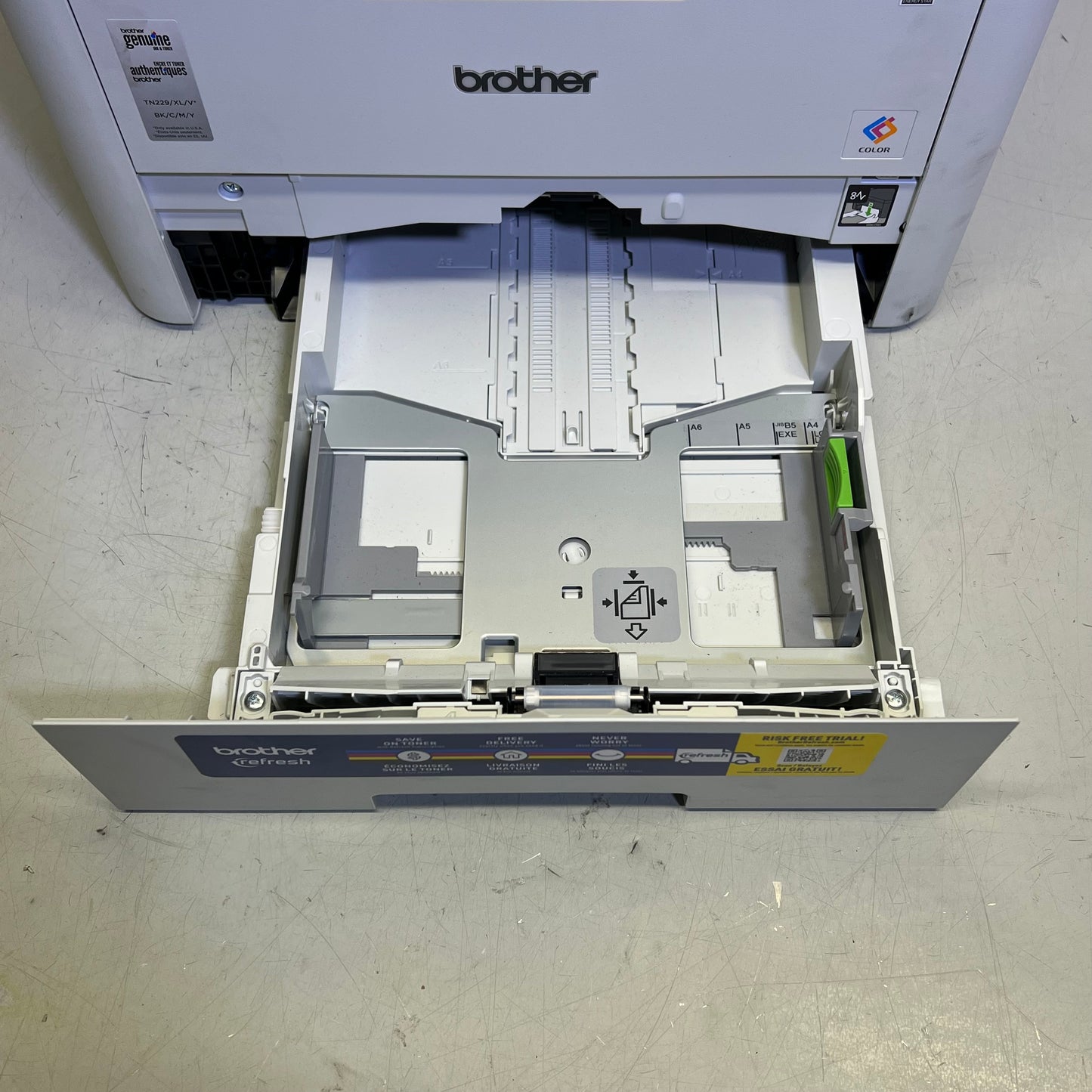 ZA@ BROHTER Wireless Color Laser Printer Single Function Print HLL3220CDW (Used)