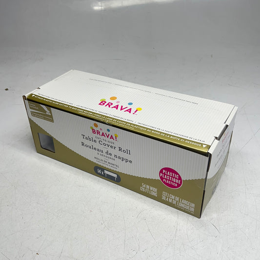 ZA@ BRAVA Cut to Size Table Cover Roll  Covers 14 Tables 54"x126' Gold 77022.19