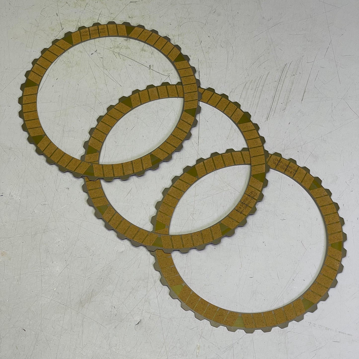 FORD (3 PACK) Genuine Transmission Clutch Friction Plate 7” Dia CV6Z-7B164-D