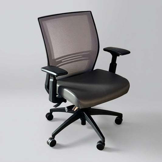 SITONIT SEATING Ergonomic Office Chair Desk Task Chair Sz 18"W x 19"L x 37"H Grey 36-0058