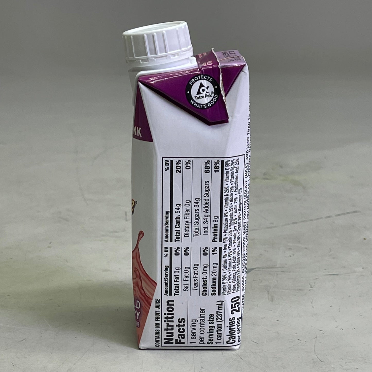 ZA@ NESTLE (24 Pack) Boost Breeze Wild Berry Flavor 8 fl oz BB 12/25 E