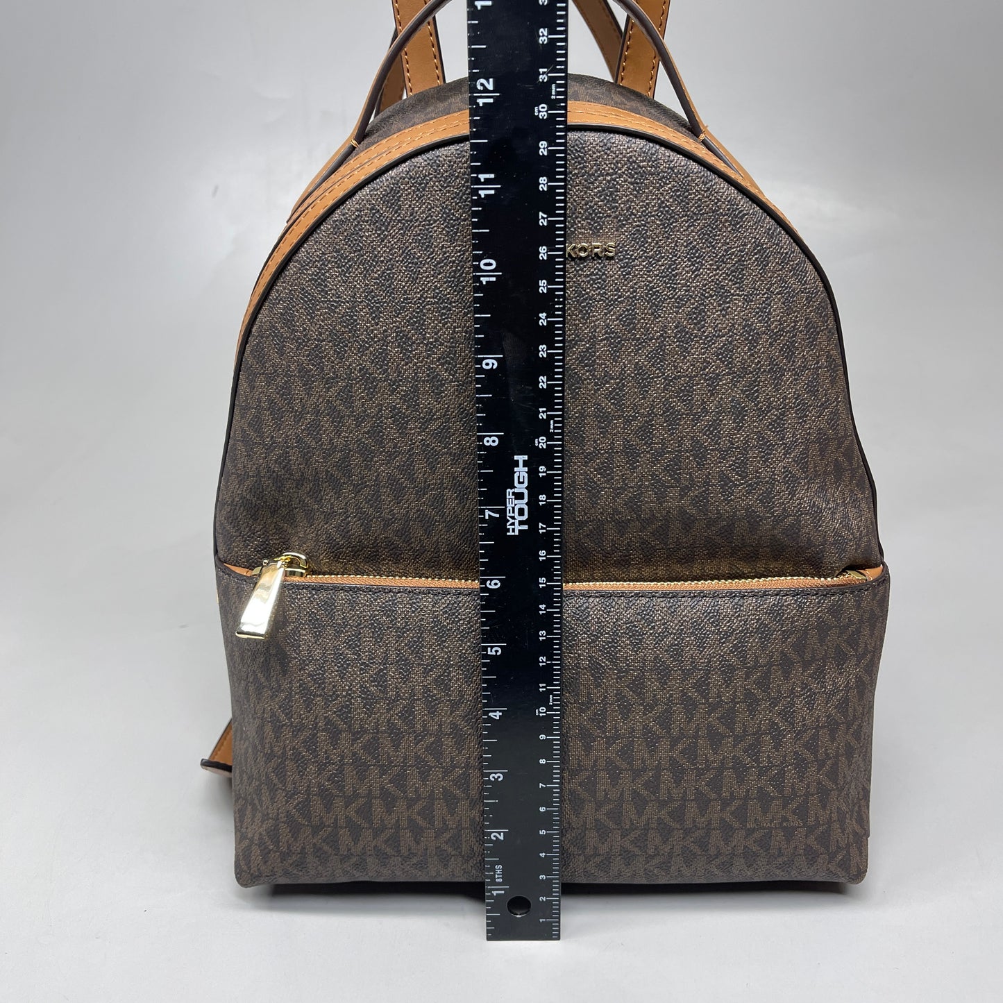 MICHAEL KORS Valerie Backpack Purse Brown / Acorn 38F2G9VB2B