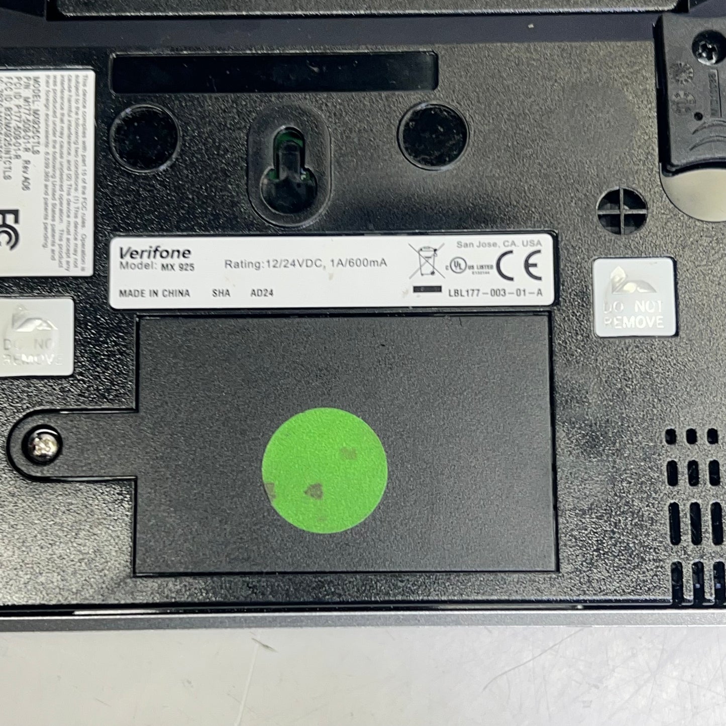 VERIFONE Credit Card Payment Terminal POS System Black MX925 MX900-02