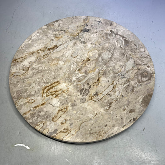 ZA@ CREATIVE CO-OP Round Table Top (NO LEGS) 24" Dia Creme/White