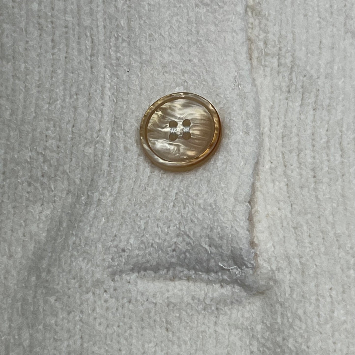 FREE PEOPLE Soft Trading Up Polo Relaxed Fit Women's Sz S  Ivory 101767630