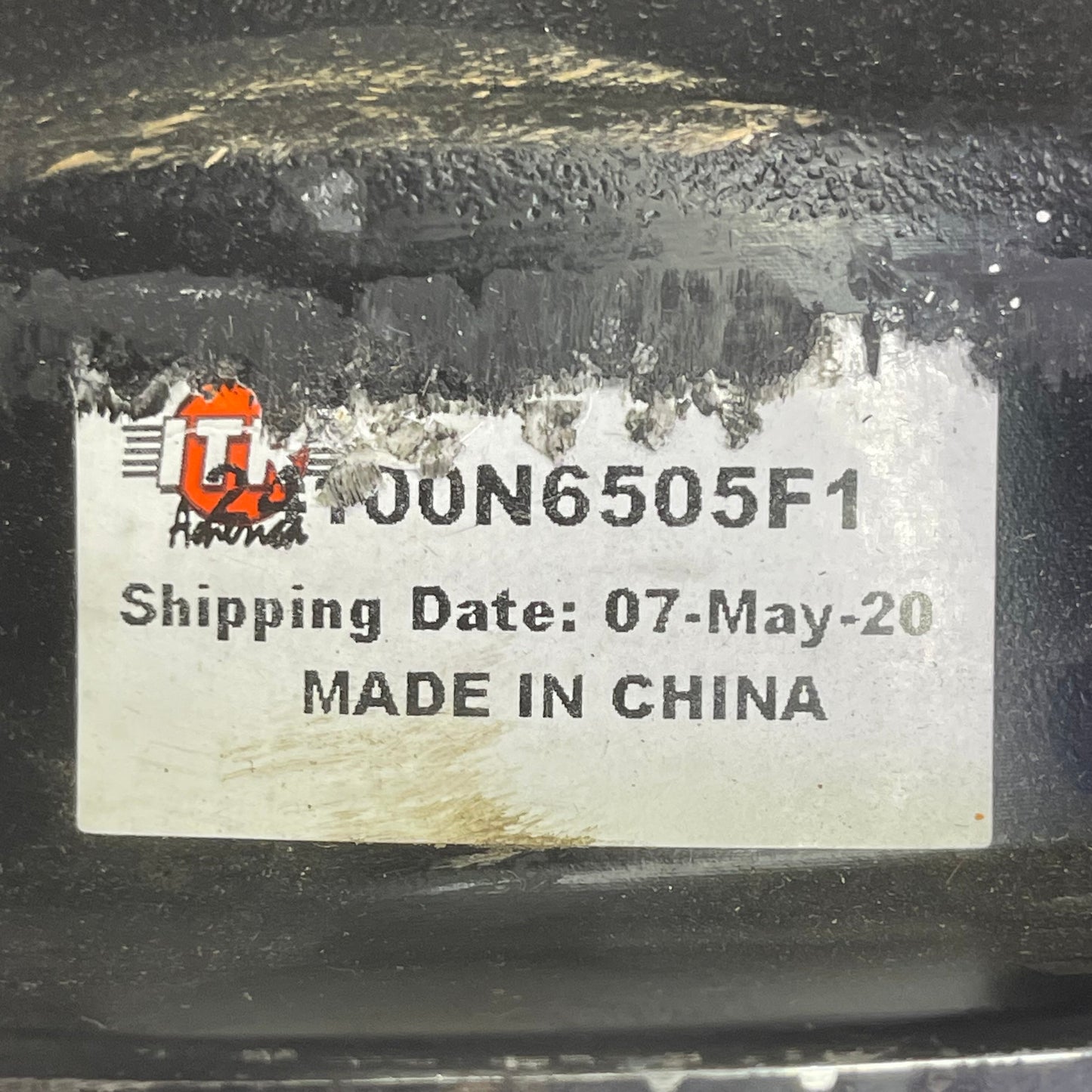 ITR Track/Lower/Bottom Roller Black 12" L x 6.5" Dia