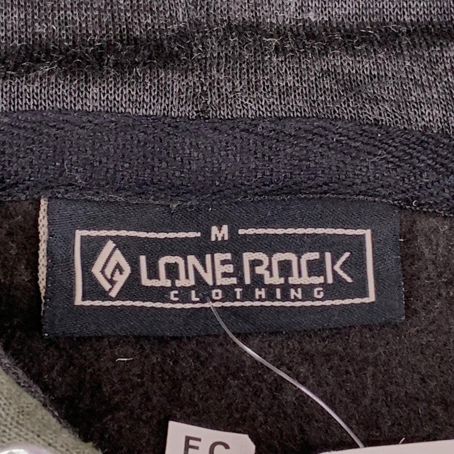 LONEROCK Helen Georgia Tie Hoodie Sz Medium Green