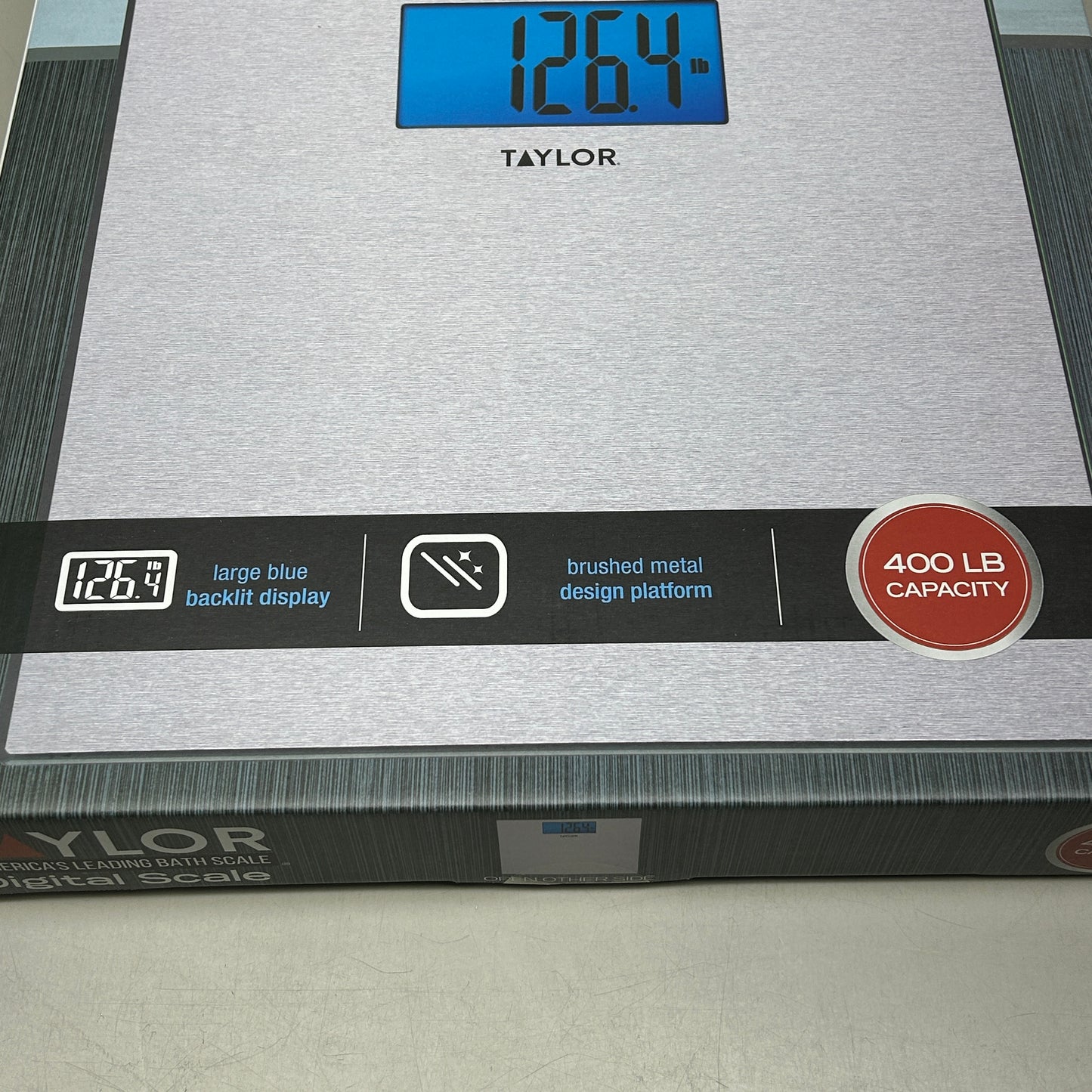 TAYLOR Digital Textured Stainless Steel Scale 741341033W (New)