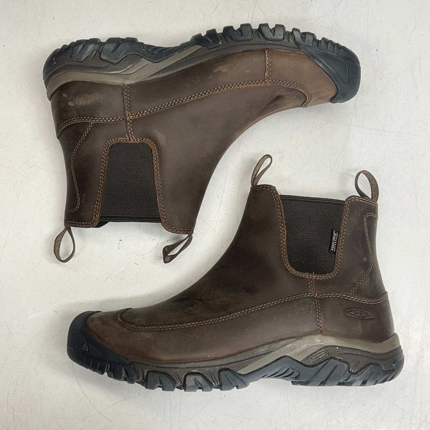 KEEN Anchorage III Waterproof Boots Men's Sz 10 Dark Earth/Mulch 1017790