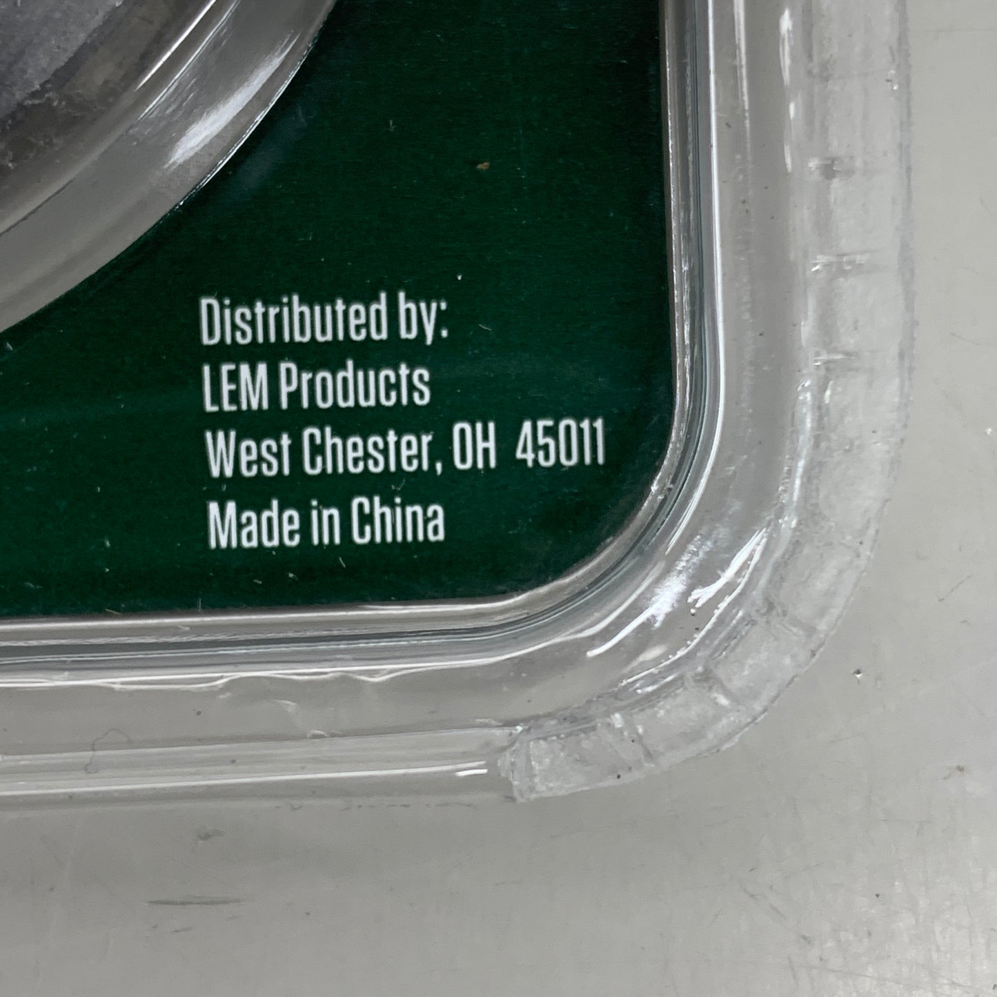 LEM Grinder Stuffing Plate #8 3 Kidney-Shaped Plate Holes 2-3/8" Diameter