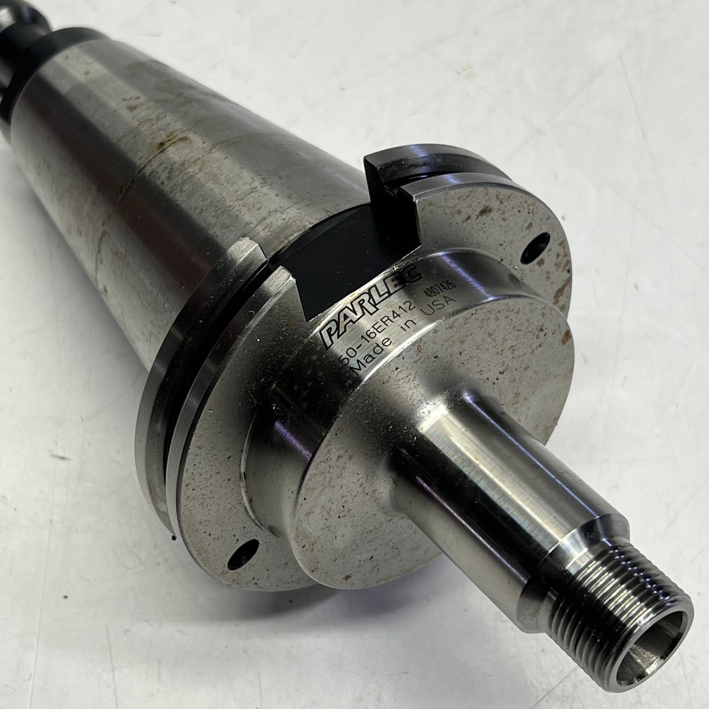 PARLEC Cat 50 ER-16 Collet Chuck W/ Nut  ~4.12" C50-16ERF412 (Used)