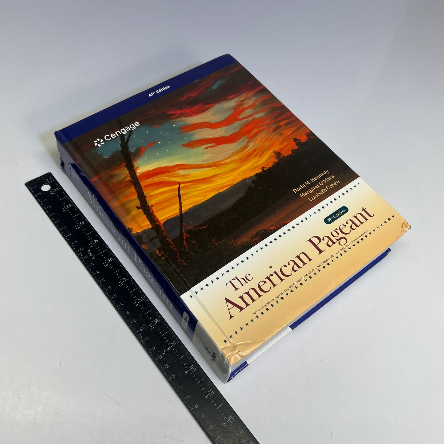 CENGAGE LEARNING The American Pageant 18th Ed Hardback Book AP Ed (Distressed)