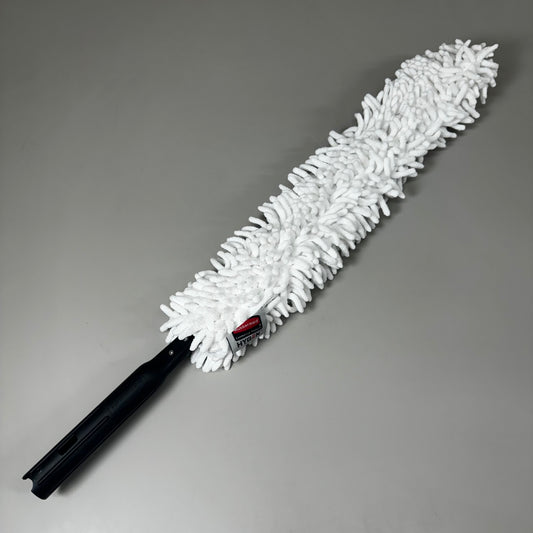 RUBBERMAID Flexible Hygen Microfiber Hi-Performance Wand Duster White 779155