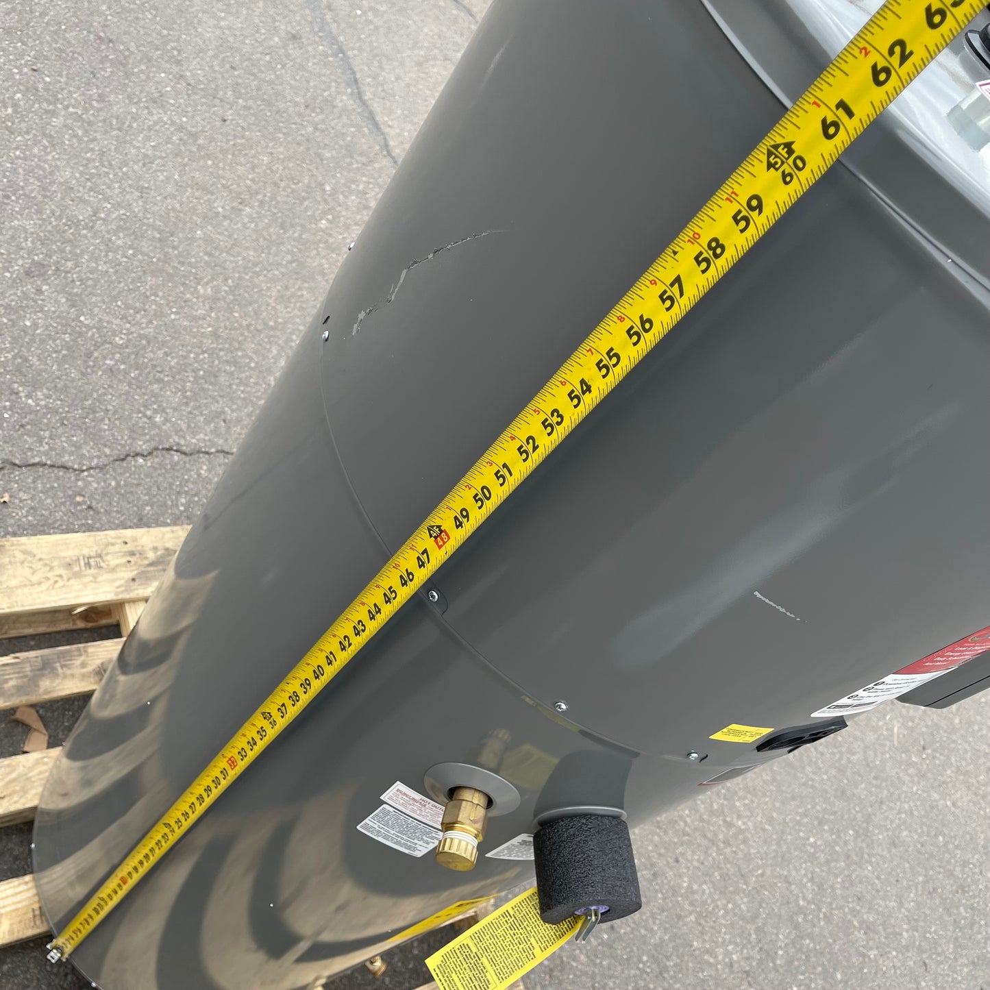 ZA@ RHEEM Hybrid Water Heater 50 gal Grey XE50T10H45U1 (AS-IS)(A)
