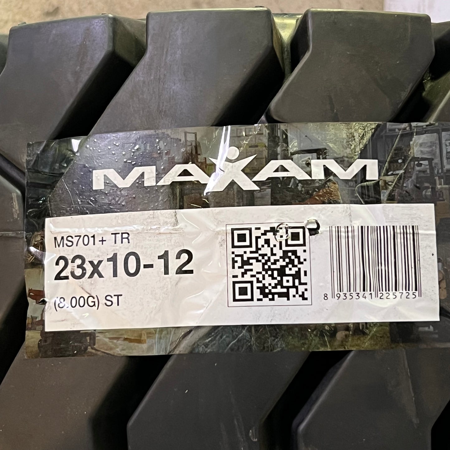 MAXAM Forklift Tire Sz 23x10-12 MS701+TR