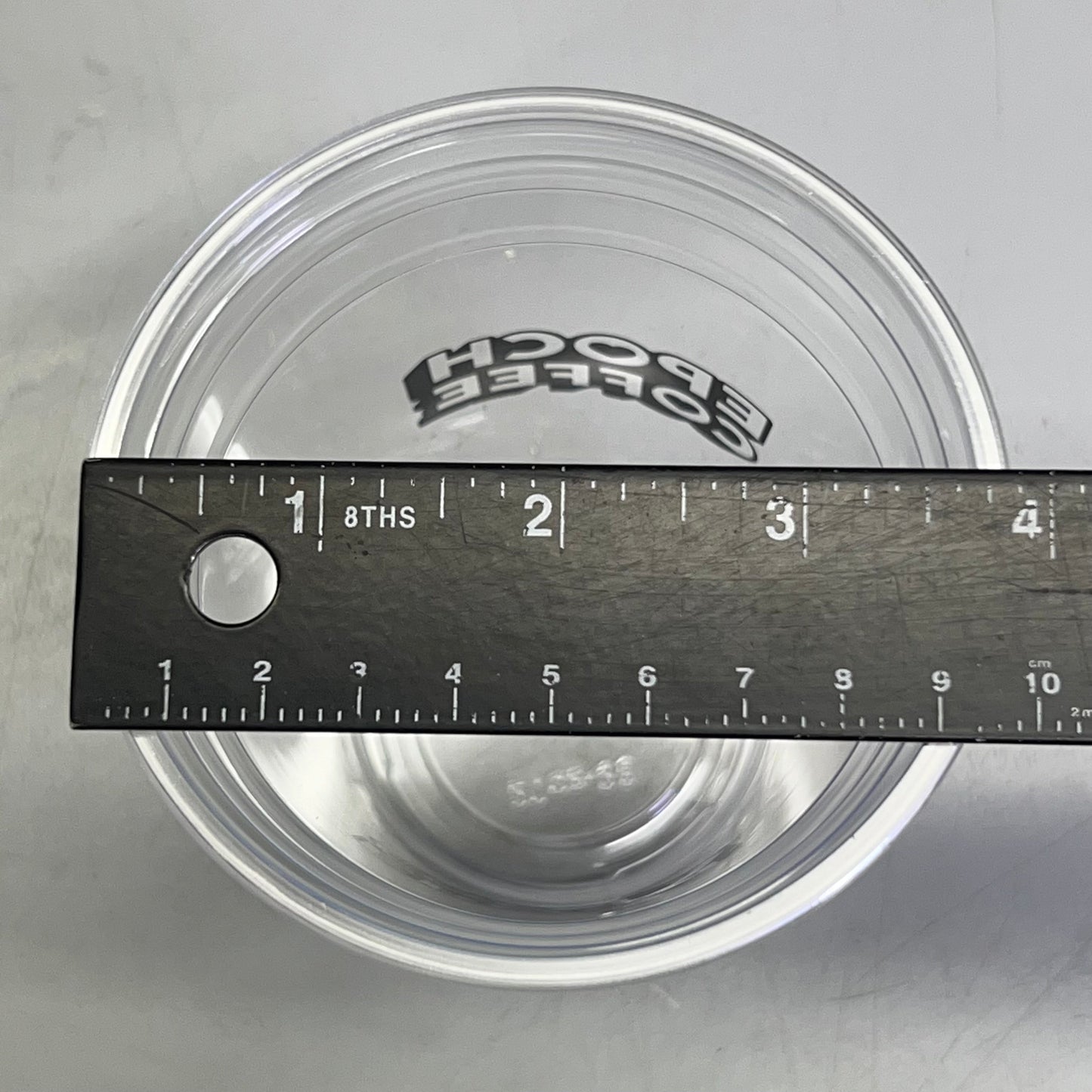 ZA@ EPOCH COFFEE (1000 Cups) Plastic Cups 20 oz Clear PO-AN1817 B