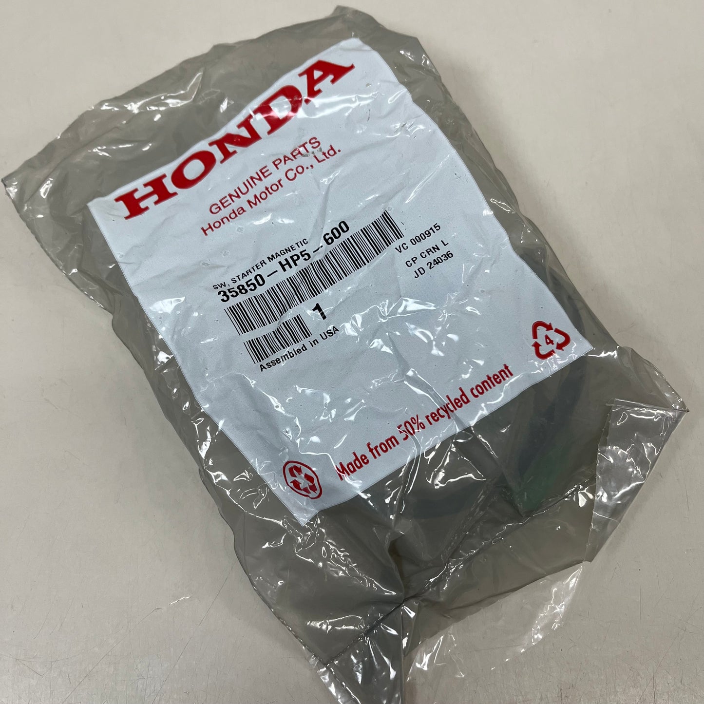 HONDA Starter Magnetic Switch Assy TRX500FM2 TRX500FPM Genuine OEM 35850-HP5-600