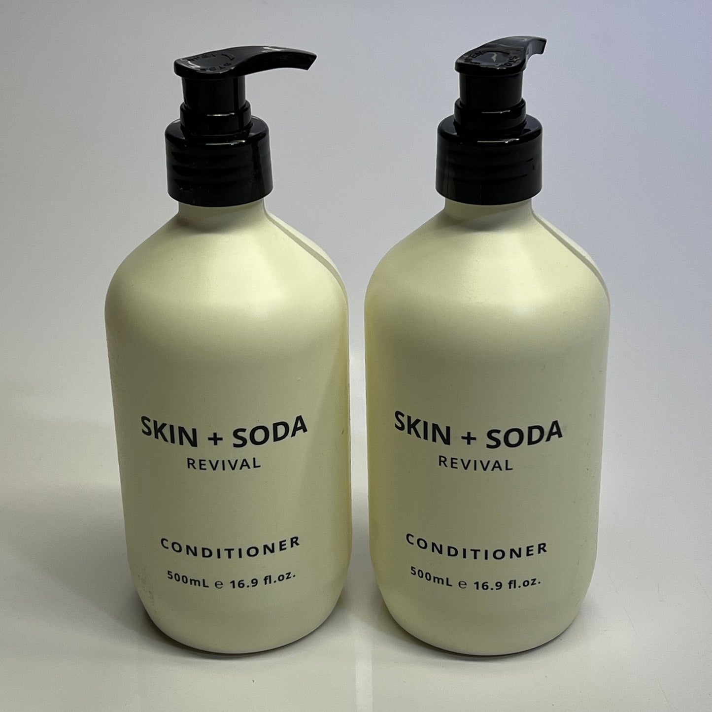 SKIN & SODA (2 PACK) Revival Conditioner 500mL 16.9 fl oz White