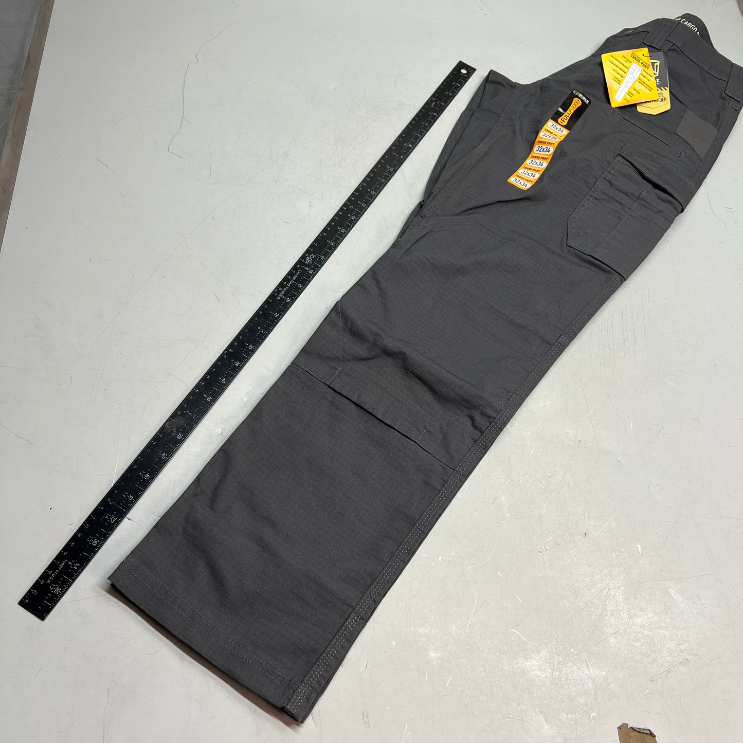 NOBLE OUTFITTERS Full Flexx Ripstop Cargo Pant Men's Sz 32x34 Wolf Grey 18449