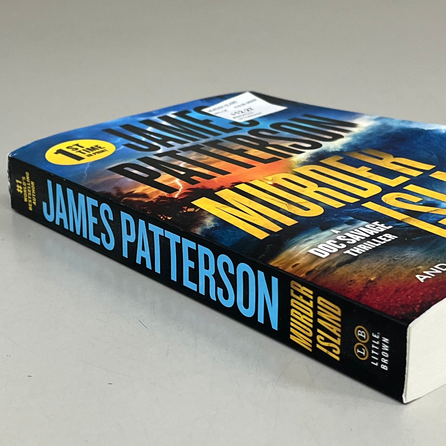 ZA@ MURDER ISLAND A Doc Savage Thriller Paperback Book By James Patterson & Brian Sitts Published By Little Brown & Company B