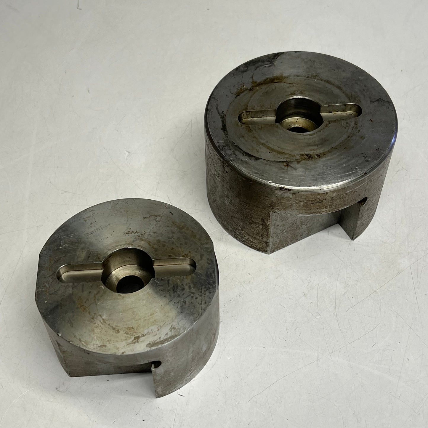 (2 PACK) Tool Holder Cutting Heads For CNC Machining ~5.5" Dia - ~5-7/16" (Used)