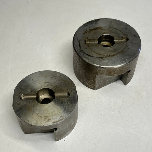 (2 PACK) Tool Holder Cutting Heads For CNC Machining ~5.5" Dia - ~5-7/16" (Used)
